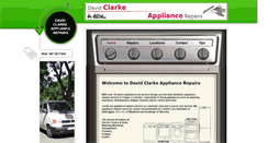 Desktop Screenshot of davidclarkeappliancerepairs.com